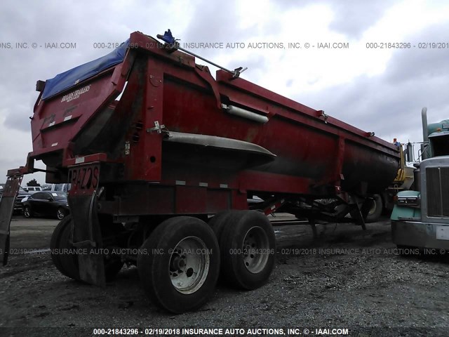 4B9BKDG23HH054381 - 2017 BRAZOS TRAILERS END DUMP  RED photo 4