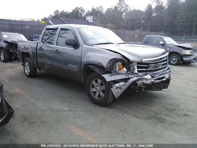 3GTP2VE73DG162685 - 2013 GMC SIERRA K1500 SLE Pewter photo 1