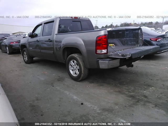 3GTP2VE73DG162685 - 2013 GMC SIERRA K1500 SLE Pewter photo 3