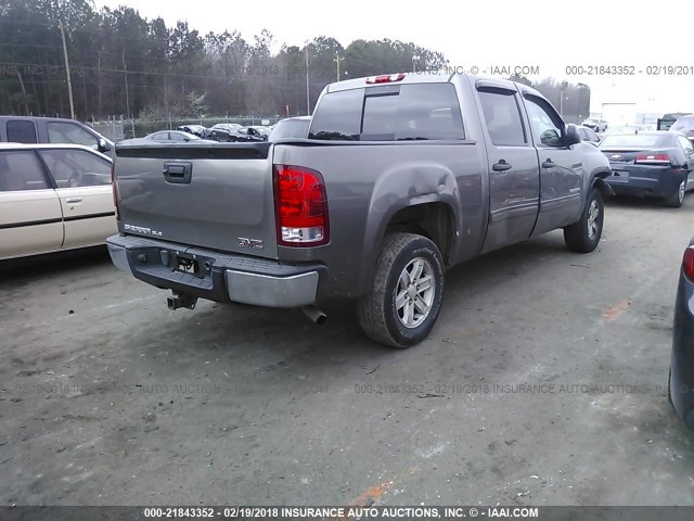 3GTP2VE73DG162685 - 2013 GMC SIERRA K1500 SLE Pewter photo 4