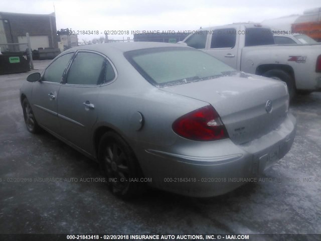 2G4WD582981143588 - 2008 BUICK LACROSSE CXL SILVER photo 3