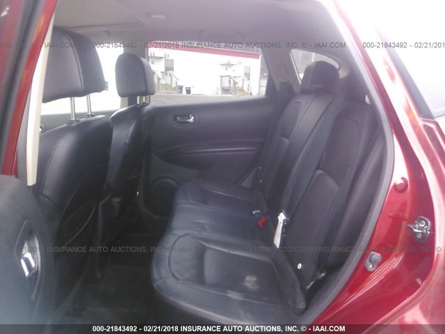 JN8AS5MT3CW262617 - 2012 NISSAN ROGUE S/SV RED photo 8