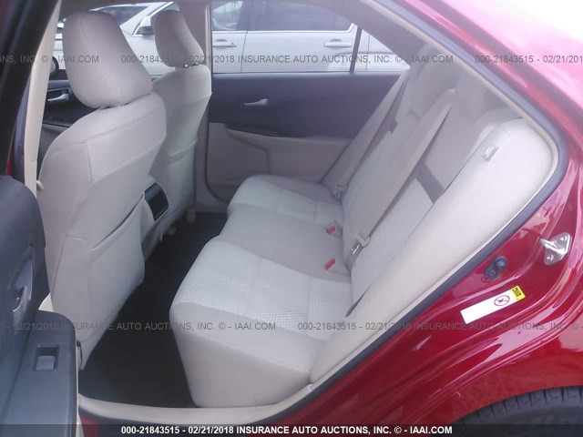4T4BF1FK1DR331451 - 2013 TOYOTA CAMRY L/SE/LE/XLE 红色 照片 8