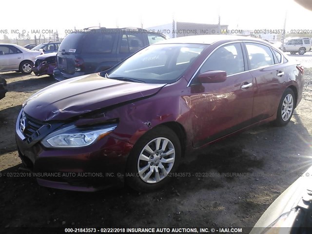 1N4AL3AP3GC229392 - 2016 NISSAN ALTIMA 2.5/S/SV/SL/SR MAROON photo 2