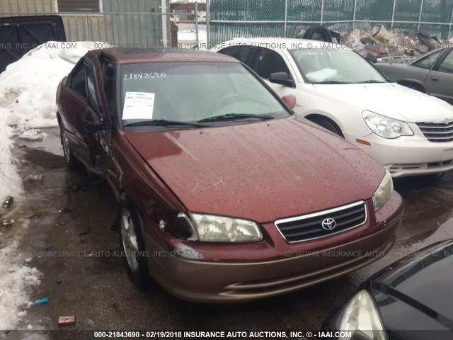 4T1BG22K91U040338 - 2001 TOYOTA CAMRY CE/LE/XLE MAROON photo 1