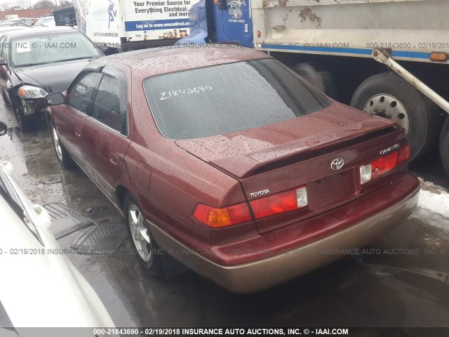 4T1BG22K91U040338 - 2001 TOYOTA CAMRY CE/LE/XLE 栗色 照片 3