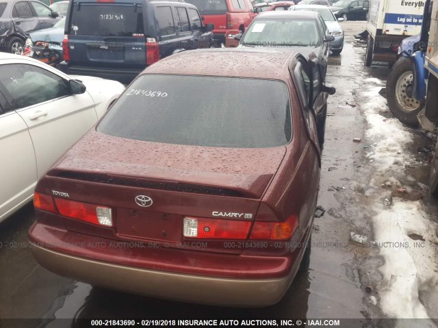 4T1BG22K91U040338 - 2001 TOYOTA CAMRY CE/LE/XLE 栗色 照片 4