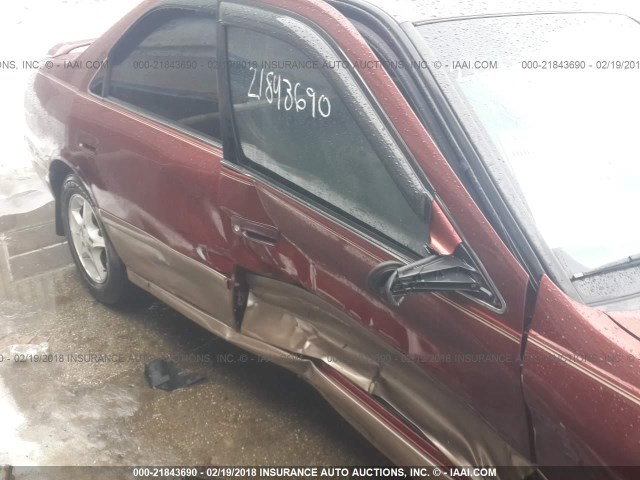 4T1BG22K91U040338 - 2001 TOYOTA CAMRY CE/LE/XLE 栗色 照片 6