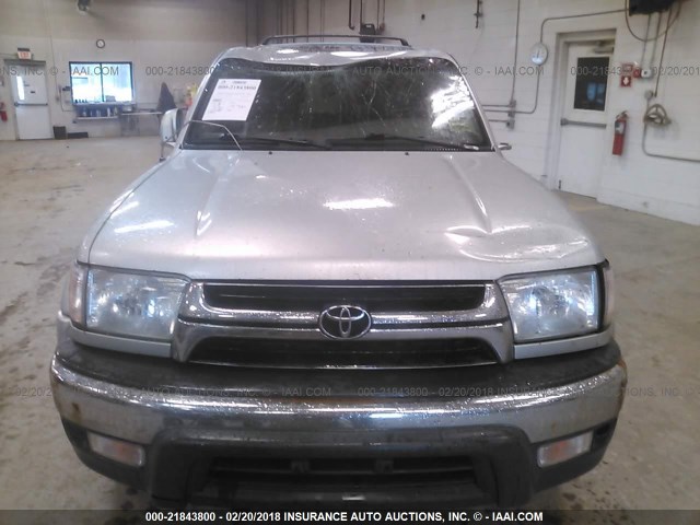 JT3HN86R820385694 - 2002 TOYOTA 4RUNNER SR5 SILVER photo 6