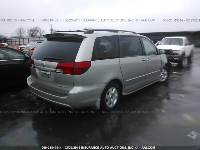 5TDZA22C15S260998 - 2005 TOYOTA SIENNA XLE/XLE LIMITED TAN photo 4