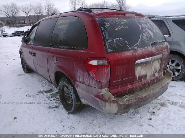 2C4GP44RX5R598296 - 2005 CHRYSLER TOWN & COUNTRY LX RED photo 3