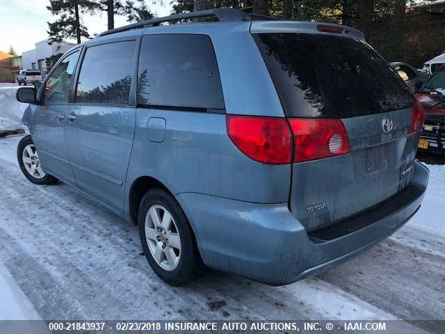 5TDZA23C46S390869 - 2006 TOYOTA SIENNA CE/LE Light Blue photo 3