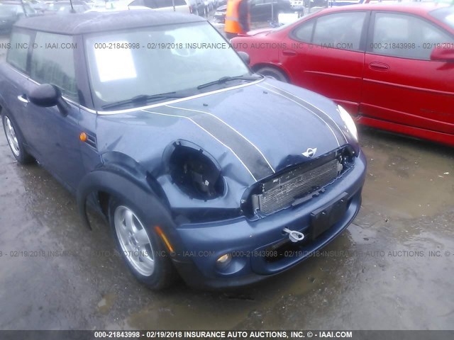 WMWSU3C57BTX97240 - 2011 MINI COOPER Dark Blue photo 6