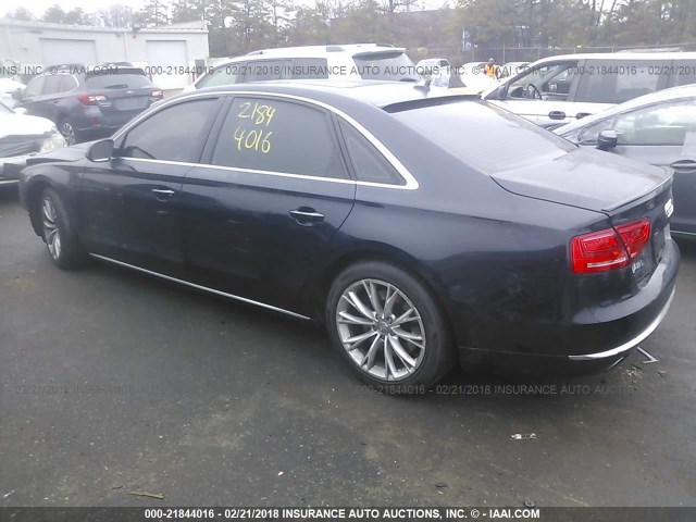 WAURVAFD1BN010807 - 2011 AUDI A8 L QUATTRO BLACK photo 3