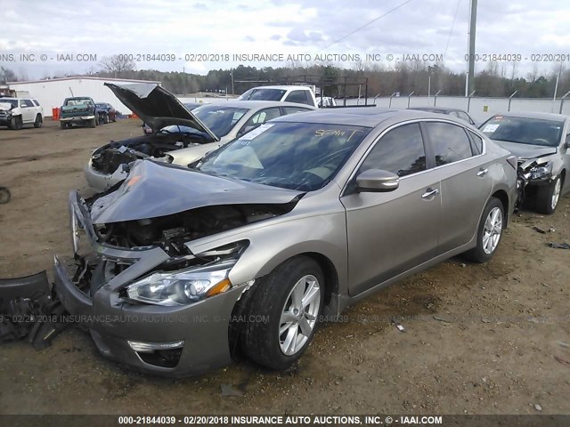 1N4AL3AP9FC476916 - 2015 NISSAN ALTIMA 2.5/S/SV/SL GOLD photo 2