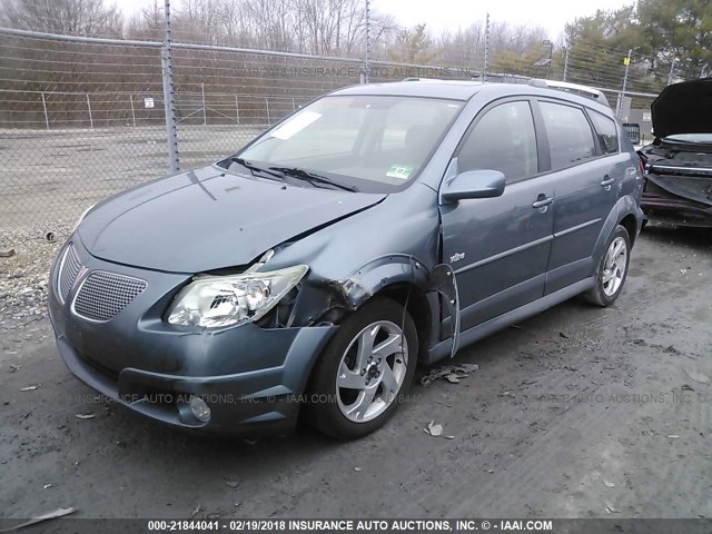 5Y2SL65816Z440959 - 2006 PONTIAC VIBE GRAY photo 2