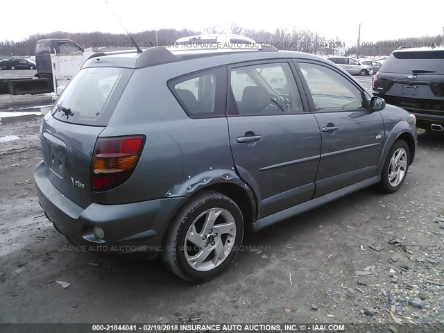 5Y2SL65816Z440959 - 2006 PONTIAC VIBE GRAY photo 4