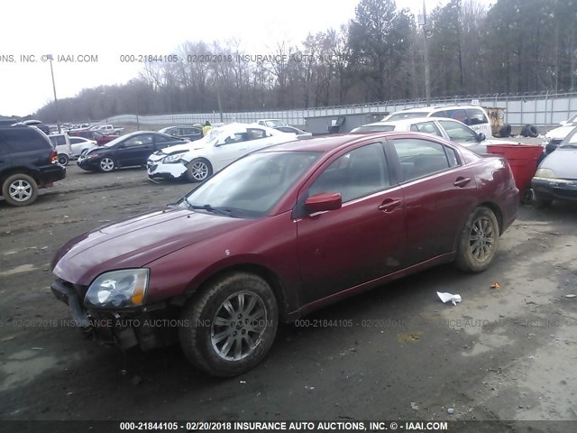 4A3AB36F09E035890 - 2009 MITSUBISHI GALANT ES RED photo 2