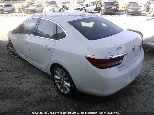 1G4PR5SK6F4117403 - 2015 BUICK VERANO CONVENIENCE WHITE photo 3