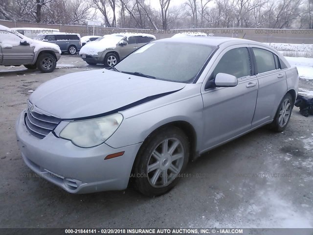 1C3LC56R47N502521 - 2007 CHRYSLER SEBRING TOURING SILVER photo 2