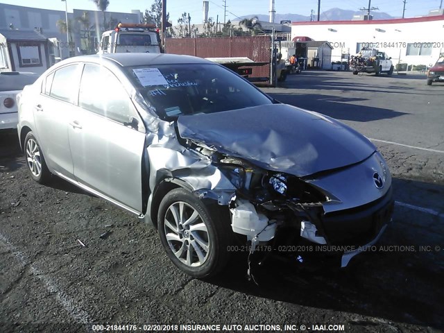 JM1BL1V87C1557149 - 2012 MAZDA 3 I SILVER photo 1