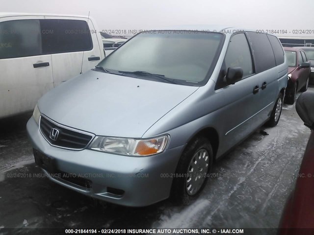 2HKRL185X3H500243 - 2003 HONDA ODYSSEY LX SILVER photo 2