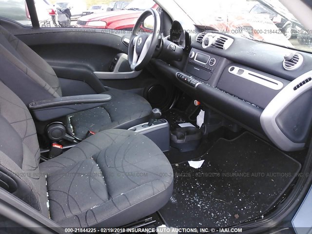 WMEEJ3BA3EK757904 - 2014 SMART FORTWO PURE/PASSION BLUE photo 5