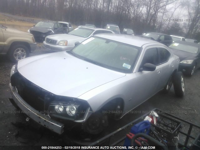 2B3KA43G28H205060 - 2008 DODGE CHARGER SILVER photo 2