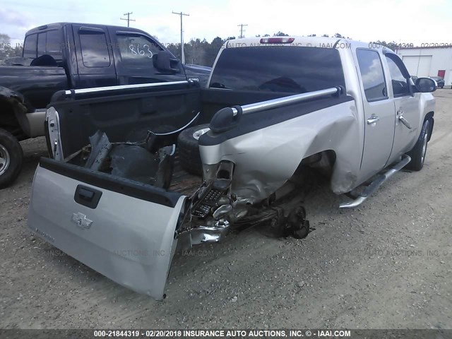 2GCEC13C771506867 - 2007 CHEVROLET SILVERADO C1500 CREW CAB Pewter photo 4