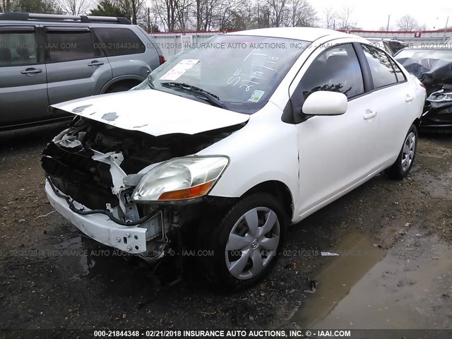 JTDBT903384007396 - 2008 TOYOTA YARIS თეთრი ფოტო 2