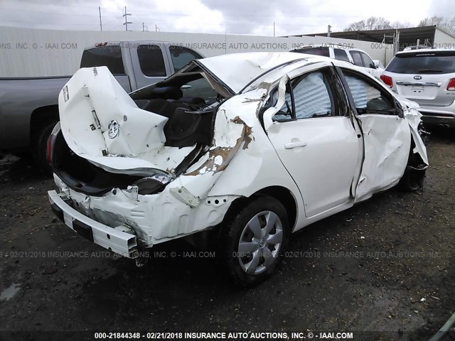 JTDBT903384007396 - 2008 TOYOTA YARIS თეთრი ფოტო 4