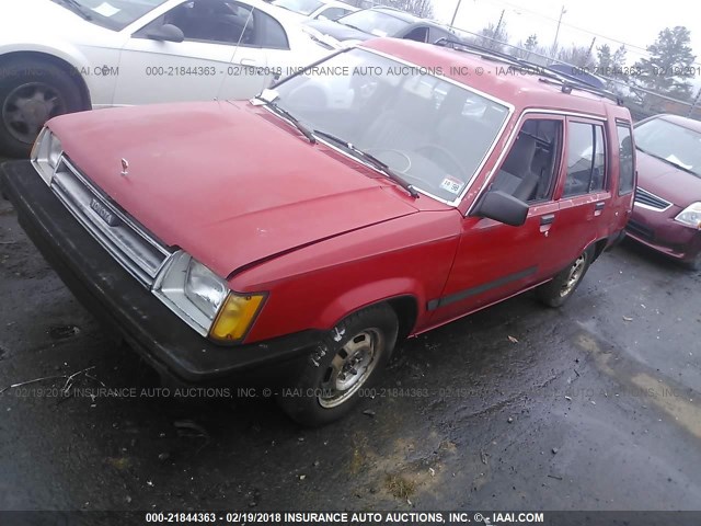 JT2AL32V5G3663457 - 1986 TOYOTA TERCEL DELUXE RED photo 2