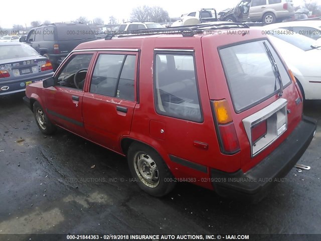 JT2AL32V5G3663457 - 1986 TOYOTA TERCEL DELUXE RED photo 3