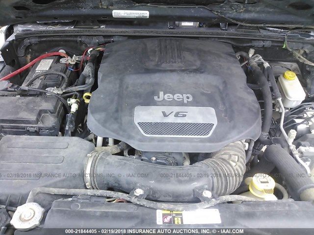 1C4AJWAG7GL211530 - 2016 JEEP WRANGLER SPORT 灰色 照片 10