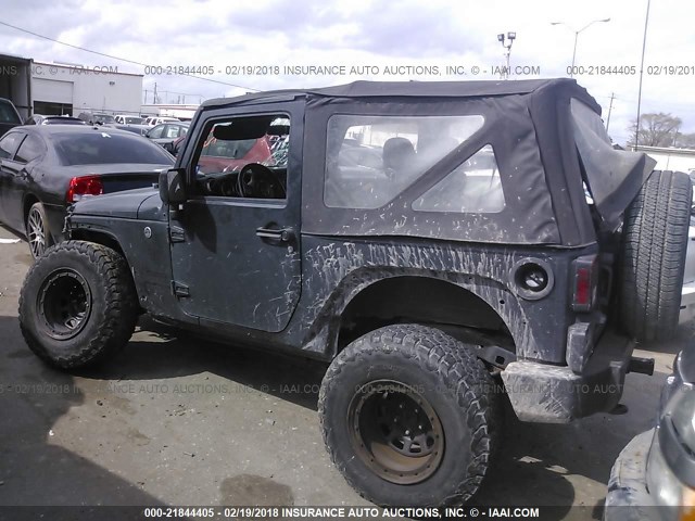 1C4AJWAG7GL211530 - 2016 JEEP WRANGLER SPORT 灰色 照片 3