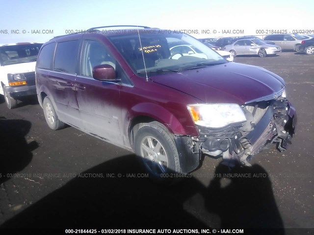 2A8HR54P08R821655 - 2008 CHRYSLER TOWN & COUNTRY TOURING MAROON photo 1