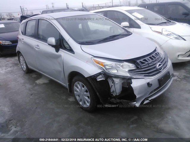 3N1CE2CP7EL354176 - 2014 NISSAN VERSA NOTE S/S PLUS/SV/SL GRAY photo 1