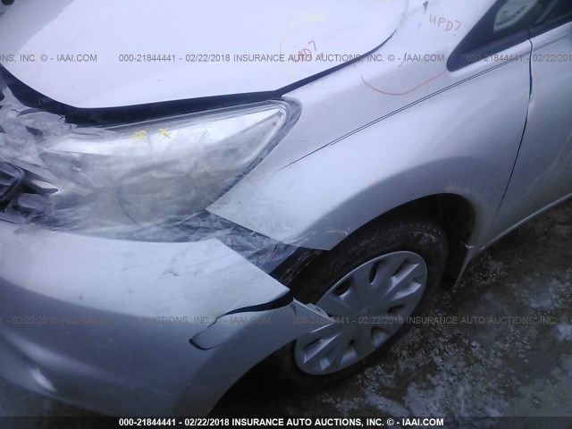 3N1CE2CP7EL354176 - 2014 NISSAN VERSA NOTE S/S PLUS/SV/SL GRAY photo 6