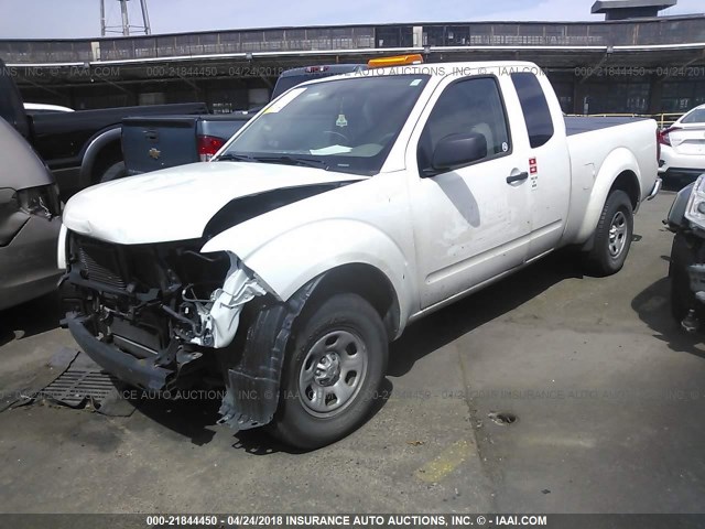 1N6BD0CT0GN743948 - 2016 NISSAN FRONTIER S/SV WHITE photo 2