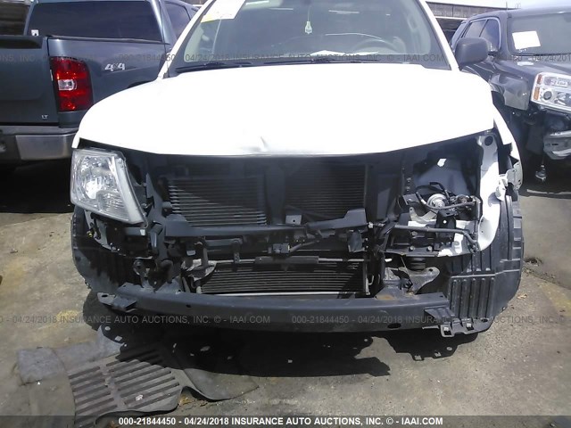 1N6BD0CT0GN743948 - 2016 NISSAN FRONTIER S/SV WHITE photo 6