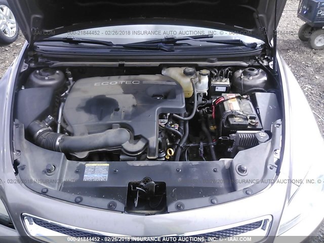 1G1ZC5EB3AF183102 - 2010 CHEVROLET MALIBU 1LT 棕色 照片 10