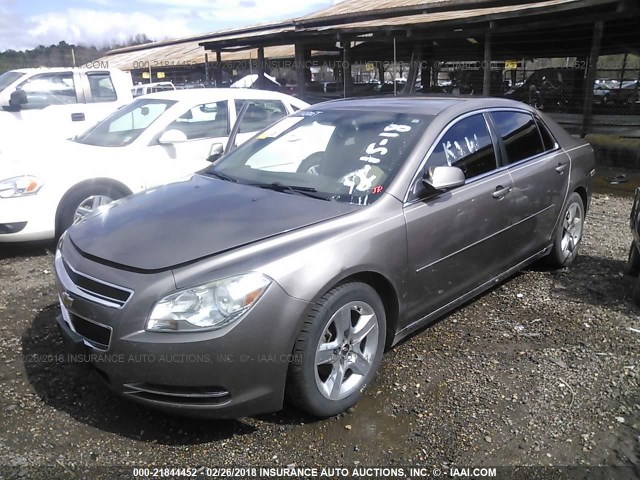 1G1ZC5EB3AF183102 - 2010 CHEVROLET MALIBU 1LT 棕色 照片 2