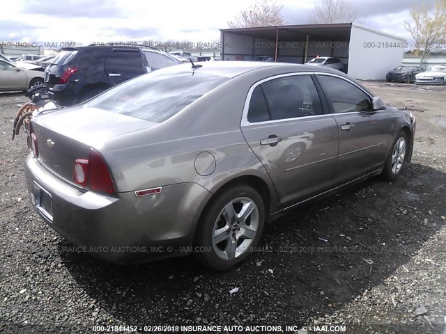 1G1ZC5EB3AF183102 - 2010 CHEVROLET MALIBU 1LT 棕色 照片 4