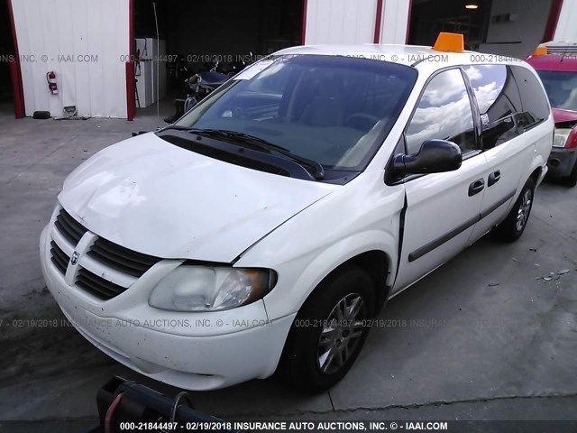 1D4GP24E76B652951 - 2006 DODGE GRAND CARAVAN SE WHITE photo 2