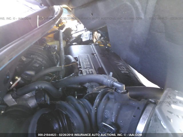 KL1TD66617B735043 - 2007 CHEVROLET AVEO LS BLUE photo 10