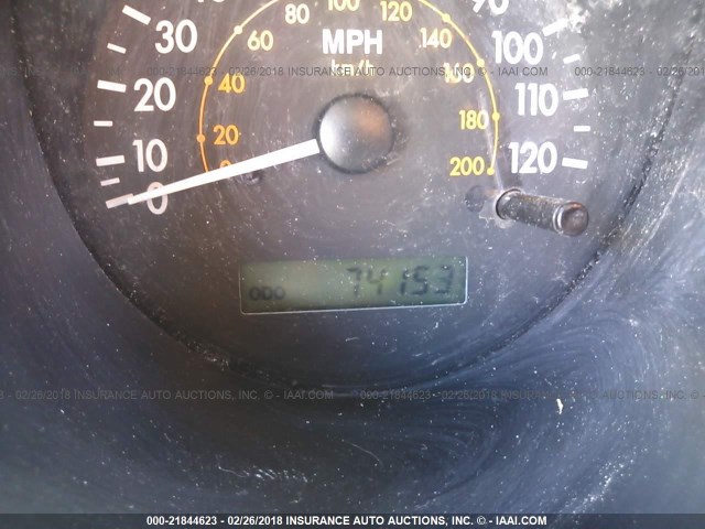 KL1TD66617B735043 - 2007 CHEVROLET AVEO LS BLUE photo 7