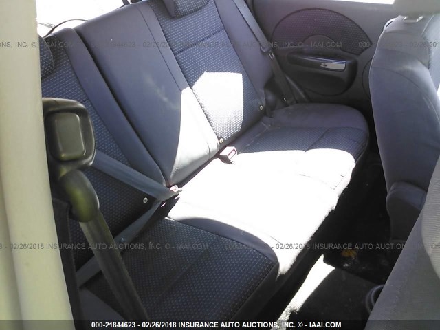 KL1TD66617B735043 - 2007 CHEVROLET AVEO LS BLUE photo 8