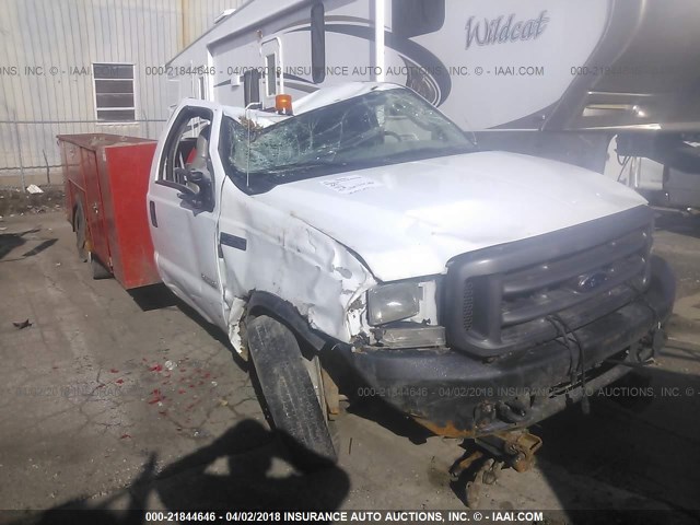 1FDWF37P04ED12739 - 2004 FORD F350 SUPER DUTY WHITE photo 1