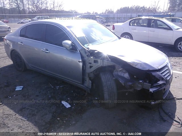 KMHGC46E69U025650 - 2009 HYUNDAI GENESIS 3.8L SILVER photo 1