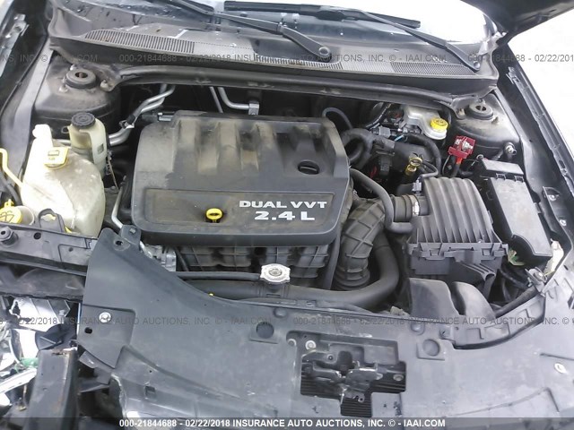 1C3CCBAB2EN125158 - 2014 CHRYSLER 200 LX BLACK photo 10